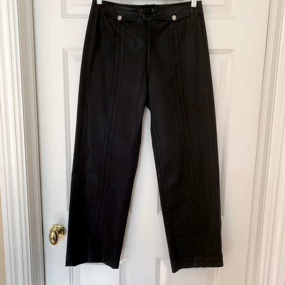 Veronica Beard Brinley Wide Crop Extra High Rise Pants - Picture 3 of 6